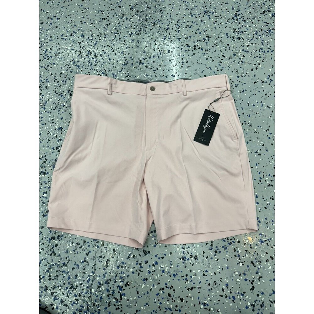 NWT Walter Hagen Men's Performance 11 Easy Waist Golf Shorts Sweet Pink‎ Size 40